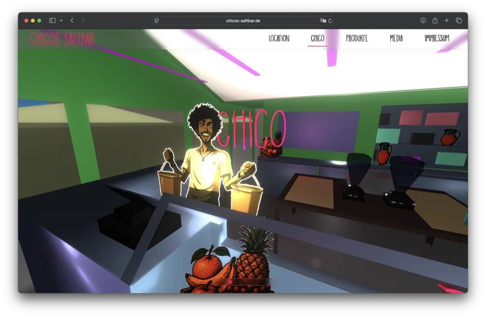 Chico's Saftbar Web Experience