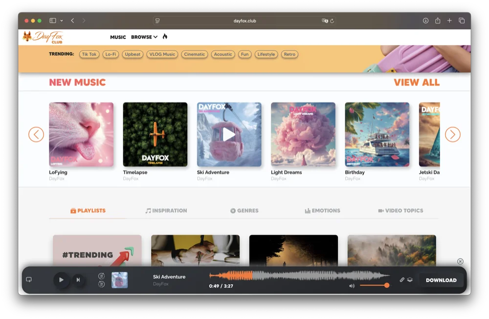 DayFox Club Features