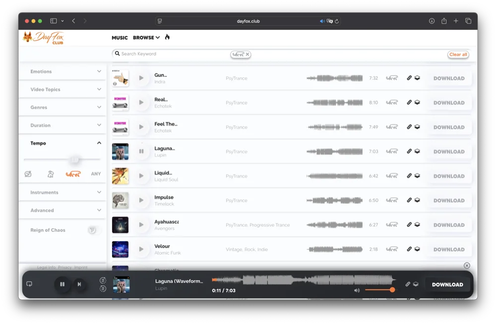 DayFox Club Dashboard
